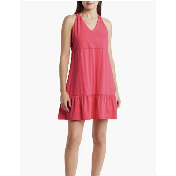 Tommy Bahama Double Strap Cover-Up Dress Color: Coral Coast size XS MSRP $138.00 - Picture 1 of 5